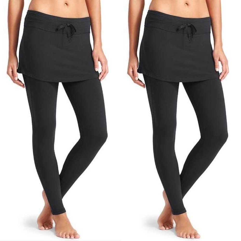 Athleta Organic Cotton Exhale 2 in 1 Tight, Yoga Pants, XXS, Great Condition